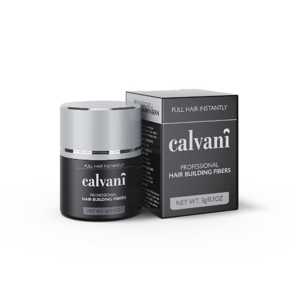 Calvani Hair Building Fibers Σκόνη Πύκνωσης Dark Brown (Καφέ / Καστανό Σκούρο) 3gr