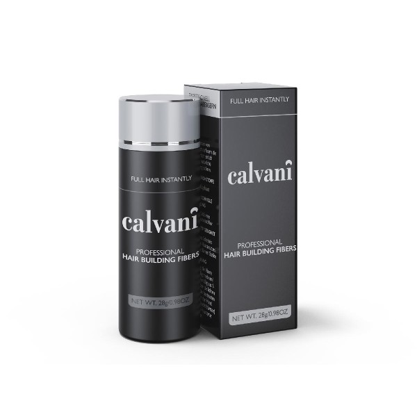 Calvani Hair Building Fibers Σκόνη Πύκνωσης Medium Brown (Καφέ / Καστανό) 28gr
