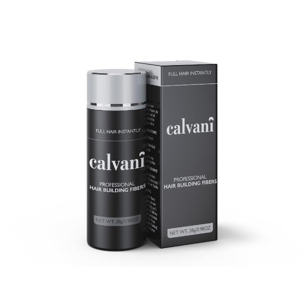 Calvani Hair Building Fibers Σκόνη Πύκνωσης Extra Dark Brown (Καστανό Σκούρο Ενισχυμένο) 28gr