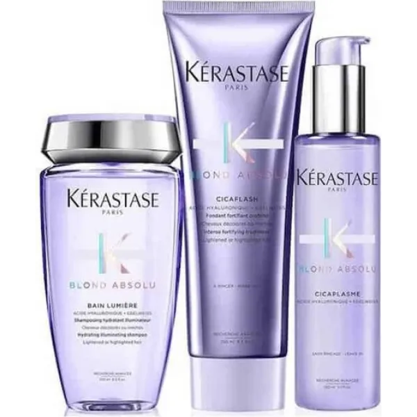 Kerastase Blond Absolu Σετ Περιποίησης Μαλλιών Θερμοπροστατευτικό 150ml + Σαμπουάν 250ml + Cicaflash 250ml Kerastase Blond Absolu Σετ Περιποίησης Μαλλιών Θερμοπροστατευτικό 150ml + Σαμπουάν 250ml + Cicaflash 250ml