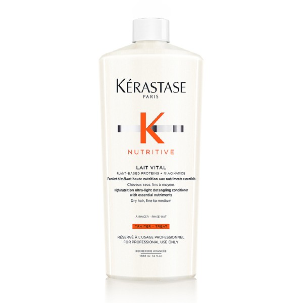 Kerastase SET Nutritive - Bain Satin Riche Σαμπουάν - 1000ml & Nutritive Lait Vital – Conditioner 1000ml Kerastase SET Nutritive - Bain Satin Riche Σαμπουάν - 1000ml & Nutritive Lait Vital – Conditioner 1000ml