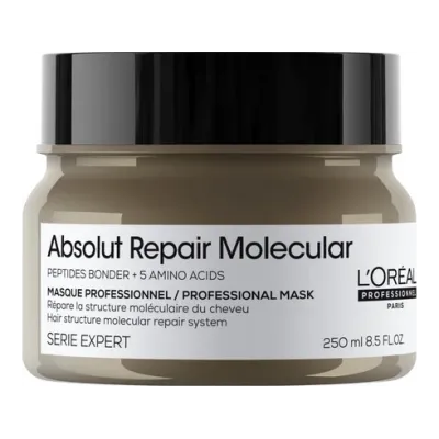L'Oreal Professionnel - Serie Expert -  Absolut Repair Molecular Μάσκα Επανόρθωσης Για Ταλαιπωρημένα Μαλλιά 250ml L'Oreal Professionnel - Serie Expert -  Absolut Repair Molecular Μάσκα Επανόρθωσης Για Ταλαιπωρημένα Μαλλιά 250ml