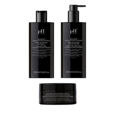 PH LABORATORIES SET DEEP MOISTURE SHAMPOO 250 ML, CONDITIONER 250 ML & ΔΩΡΟ MASK 200 ML