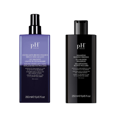 PH LABORATORIES SET ICE BLONDE LEAVE-IN DETANGLER 250 ML & ΔΩΡΟ SHAMPOO 250 ML