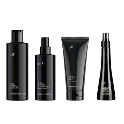 PH LABORATORIES SET PURE REPAIR SHAMPOO 400 ML, DETANGLER 200 ML, MASK 200 ML & ΔΩΡΟ NECTAR 150 ML