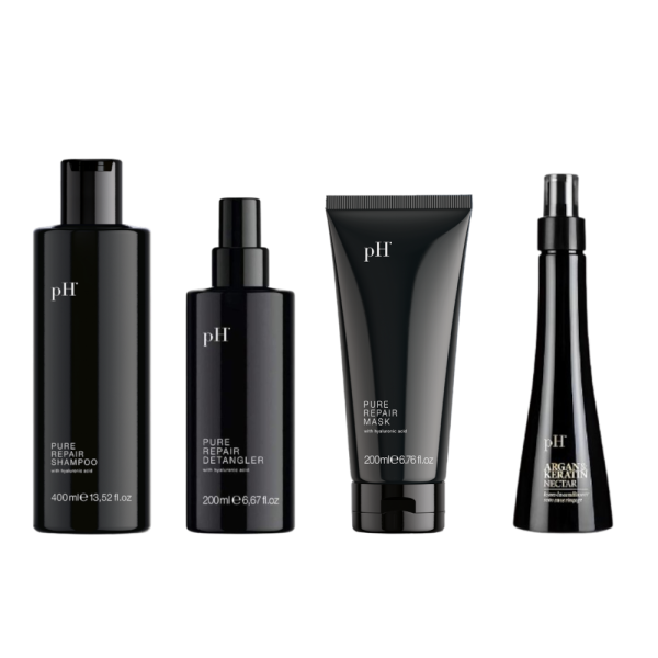 PH LABORATORIES SET PURE REPAIR SHAMPOO 400 ML, DETANGLER 200 ML, MASK 200 ML & ΔΩΡΟ NECTAR 150 ML PH LABORATORIES SET PURE REPAIR SHAMPOO 400 ML, DETANGLER 200 ML, MASK 200 ML & ΔΩΡΟ NECTAR 150 ML