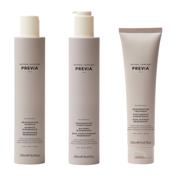 PREVIA SET REGENERATING SHAMPOO 250 ML, CONDITIONER 250 ML & ΔΩΡΟ REGENERATING TREATMENT 150 ML