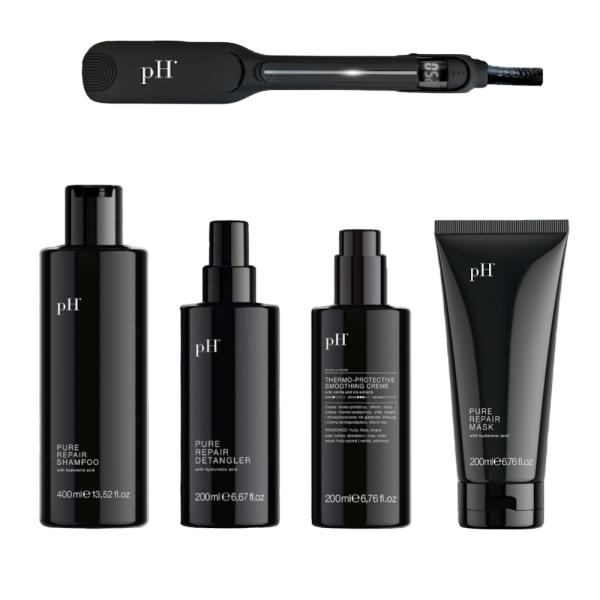 PH LABORATORIES SET PURE STYLER #02 & ΔΩΡΟ PURE REPAIR SHAMPOO 400 ML, DETANGLER 200 ML, MASK 200 ML & THERMO-PROTECTIVE SMOOTHING CREME 200 ML PH LABORATORIES SET PURE STYLER #02 & ΔΩΡΟ PURE REPAIR SHAMPOO 400 ML, DETANGLER 200 ML, MASK 200 ML & THERMO-PROTECTIVE SMOOTHING CREME 200 ML