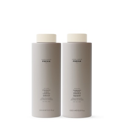 Promo Pack Previa Regenerating Shampoo (1000ml) - Hair Mask Treatment (1000ml)