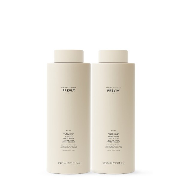 Promo Pack Previa After Colour Shampoo (1000ml) - Hair Mask Treatment (1000ml)