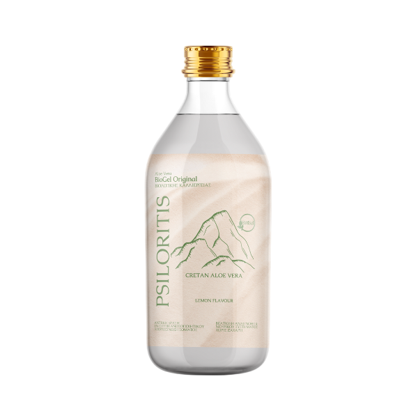 Psiloritis Cretan Power Lemon 1000ml ( Με ευεργετικά Κρητικά Βότανα)