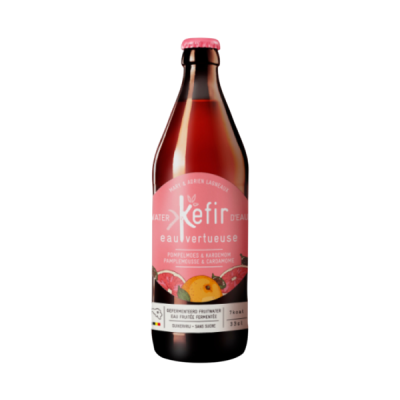 Water Kefir Grapefruit & Cardamom (Γκρέιπφρουτ & Κάρδαμο) 330ml