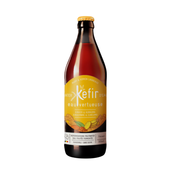 Water Kefir Turmeric & Ginger (Κουρκουμάς & Τζίντζερ) 330ml Water Kefir Turmeric & Ginger (Κουρκουμάς & Τζίντζερ) 330ml