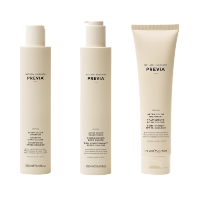 PREVIA SET AFTER COLOUR KEEPING SHAMPOO 250 ML, CONDITIONER 250 ML & ΔΩΡΟ TREATMENT 150 ML