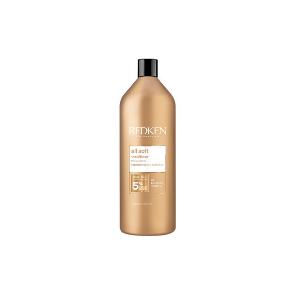 Redken - All Soft and All Soft Mega Curls - All Soft Conditioner - 1000ml Redken - All Soft and All Soft Mega Curls - All Soft Conditioner - 1000ml