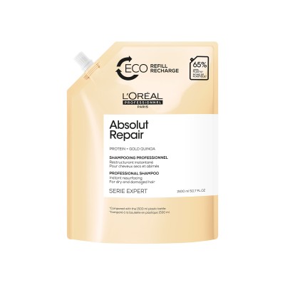 L'Oreal Professionnel - Serie Expert - Absolute Repair Shampoo Refill - 1500ml L'Oreal Professionnel - Serie Expert - Absolute Repair Shampoo Refill - 1500ml