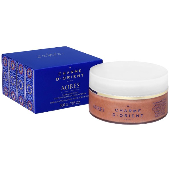 Charme d' Orient Body Scrub with Rose Crystals and Argan Shell (200gr)