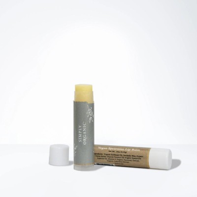 Simply Organic Vegan Spearmint Lip Balm Simply Organic Vegan Spearmint Lip Balm