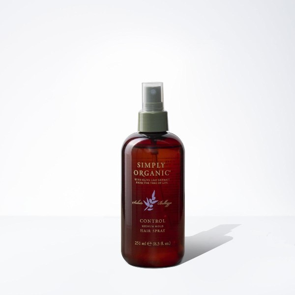 Simply Organic Control Medium Hold Hair Spray (251ml)